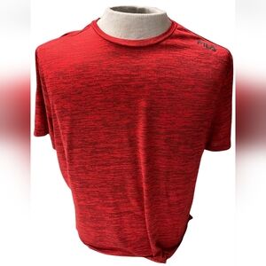 Fila Men's Heathered Crimson Tee
